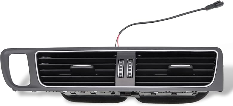Nakkaa Car Center Console Dashboard Louver Conditioning Vent Assembly Compatible with Q5 2010-2017 Replace 8R1820951GWVF 8R1820951L